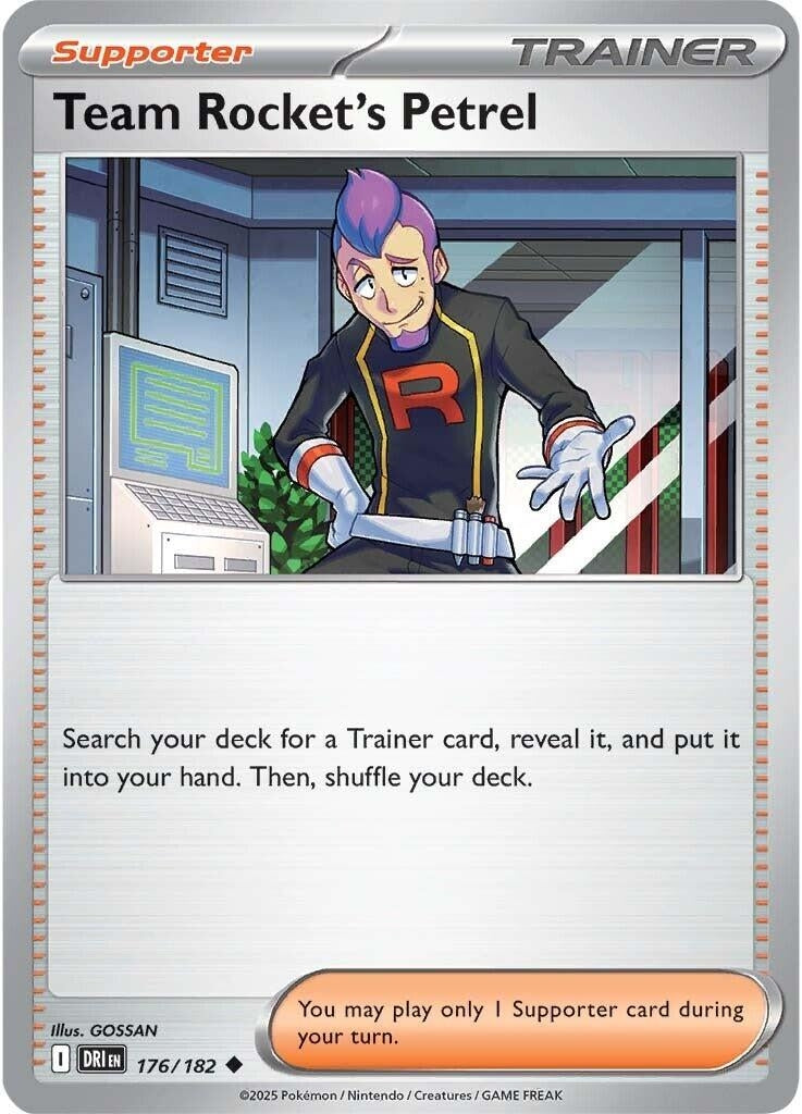 Image for Team Rocket's Petrel (176/182) [SV10: Destined Rivals] - Pokemon