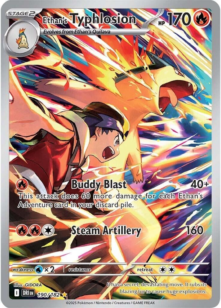Image for Ethan's Typhlosion (190/182) [SV10: Destined Rivals] - Pokemon