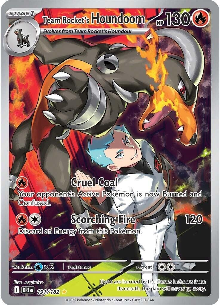 Image for Team Rocket's Houndoom (191/182) [SV10: Destined Rivals] - Pokemon
