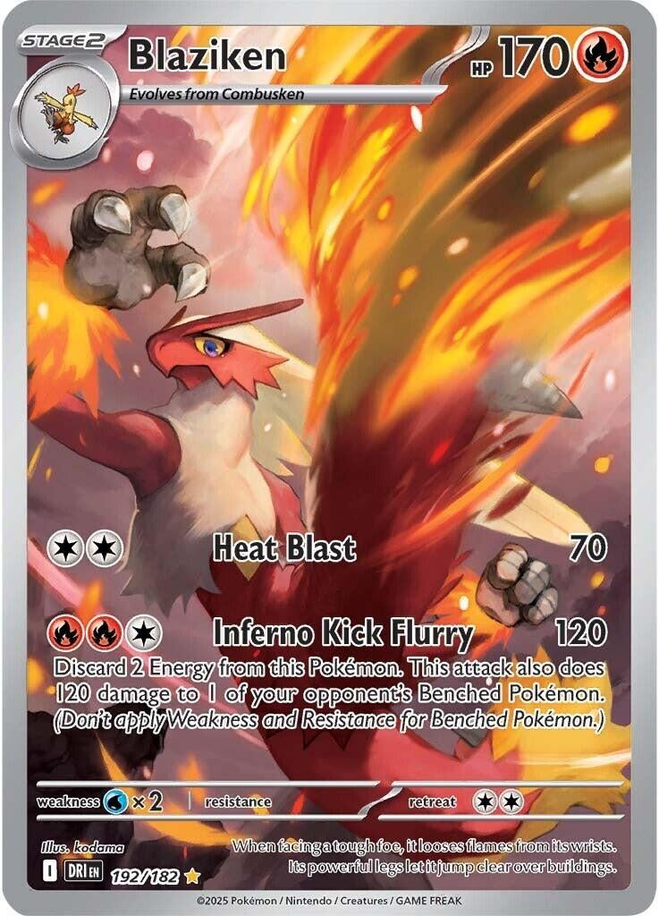 Image for Blaziken (192/182) [SV10: Destined Rivals] - Pokemon