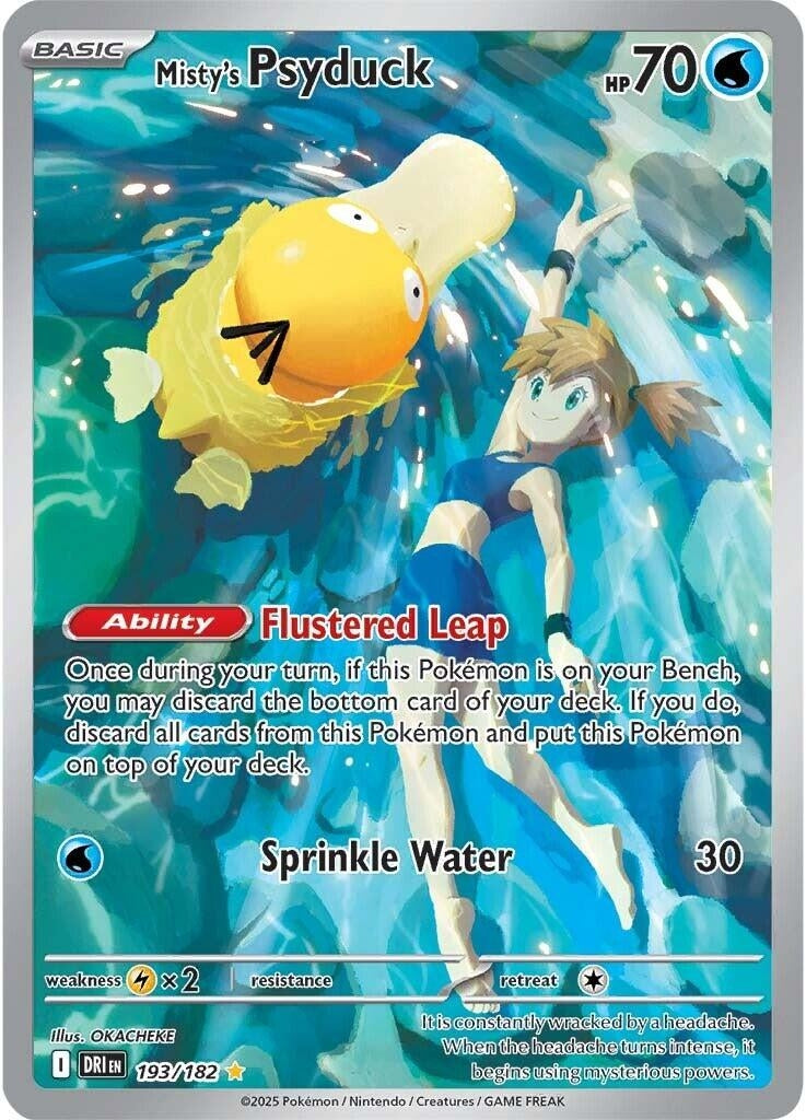 Image for Misty's Psyduck (193/182) [SV10: Destined Rivals] - Pokemon