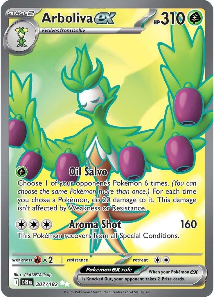 Image for Arboliva ex (207/182) [SV10: Destined Rivals] - Pokemon