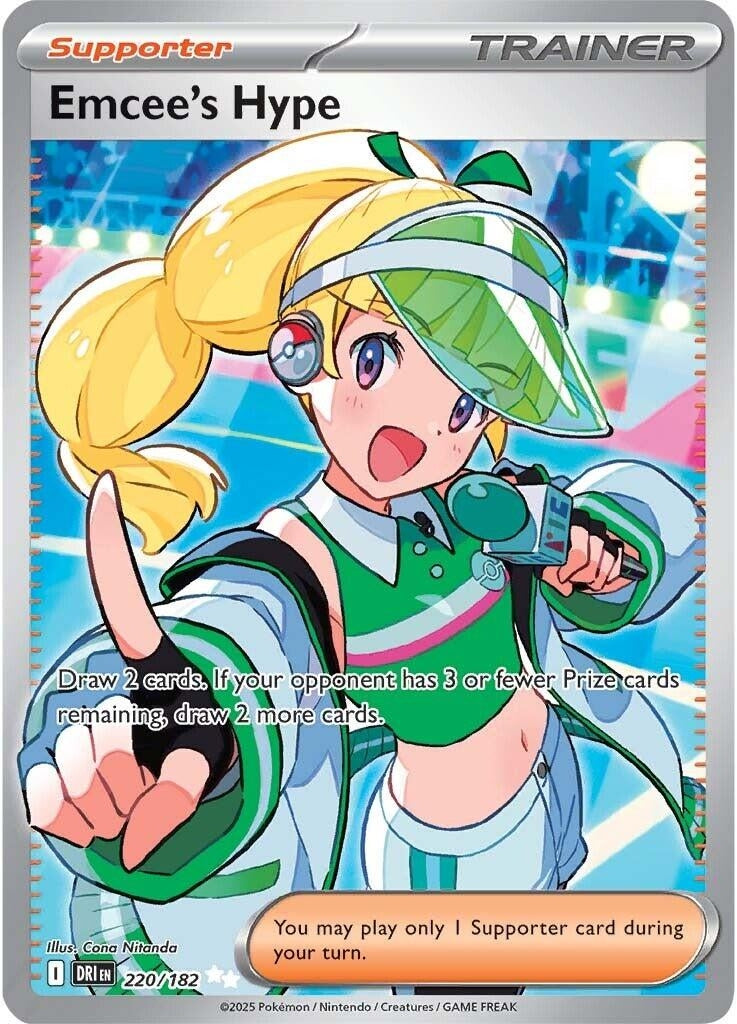 Image for Emcee's Hype (220/182) [SV10: Destined Rivals] - Pokemon