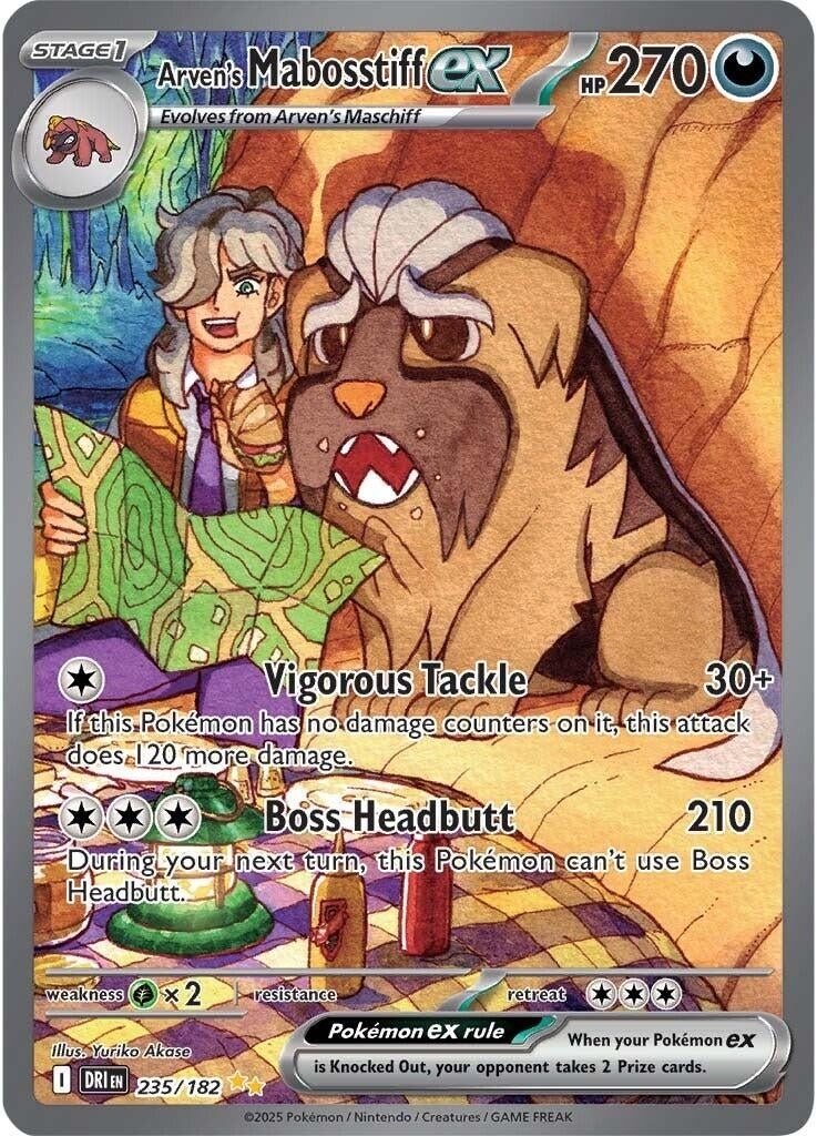 Image for Arven's Mabosstiff ex (235/182) [SV10: Destined Rivals] - Pokemon