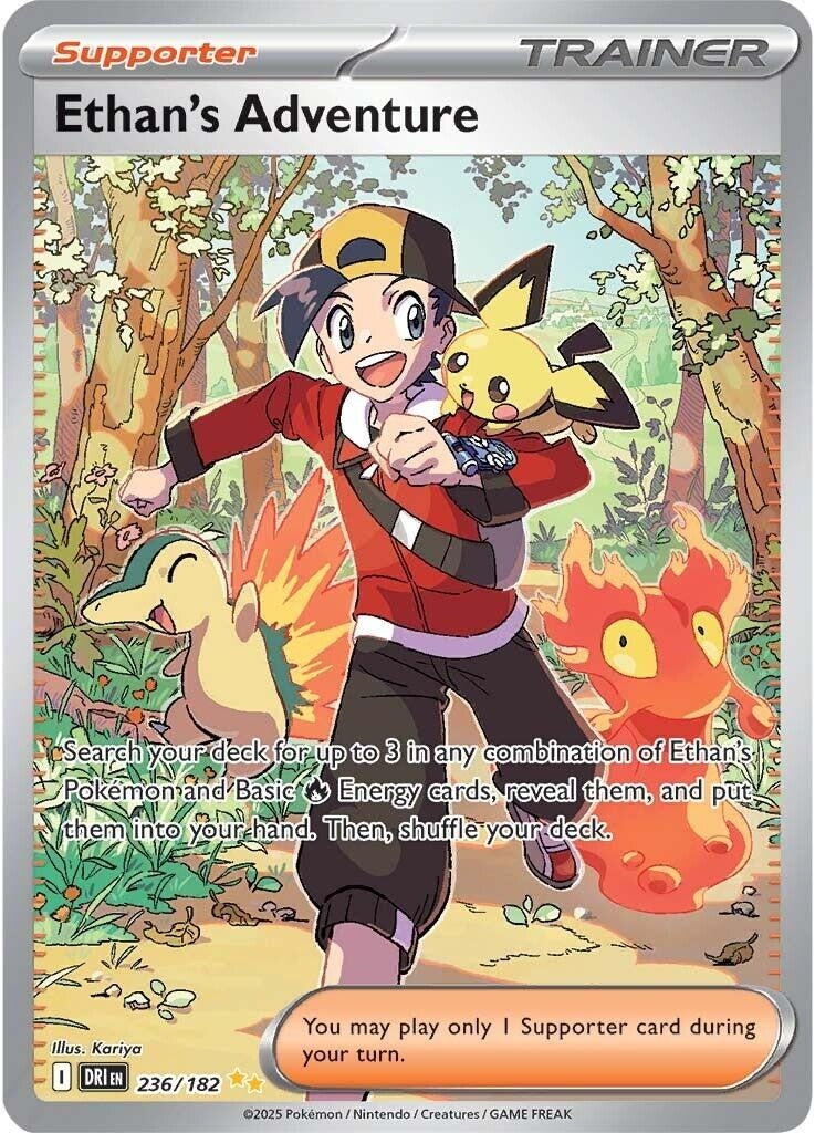 Image for Ethan's Adventure (236/182) [SV10: Destined Rivals] - Pokemon