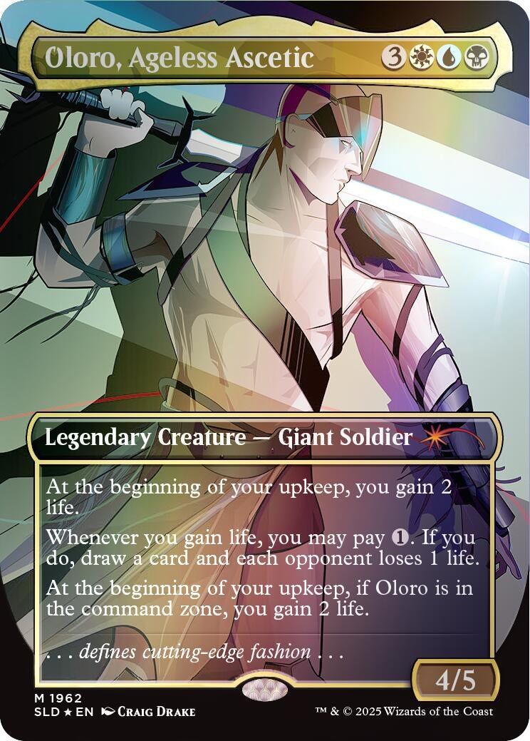 Image for Oloro, Ageless Ascetic (Rainbow Foil) (1962) [Secret Lair Drop Series] - Magic: The Gathering