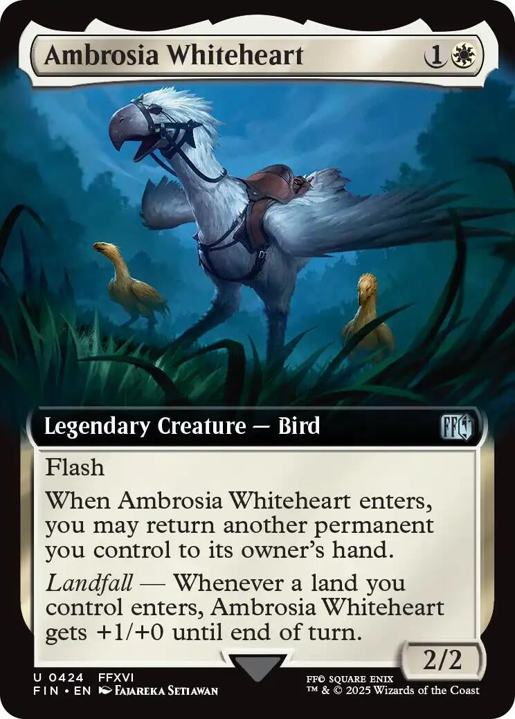 Image for Ambrosia Whiteheart (Extended Art) (424) [FINAL FANTASY] - Magic: The Gathering