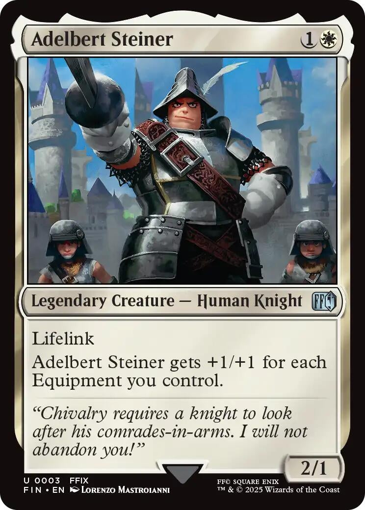 Image for Adelbert Steiner (3) [FINAL FANTASY] - Magic: The Gathering