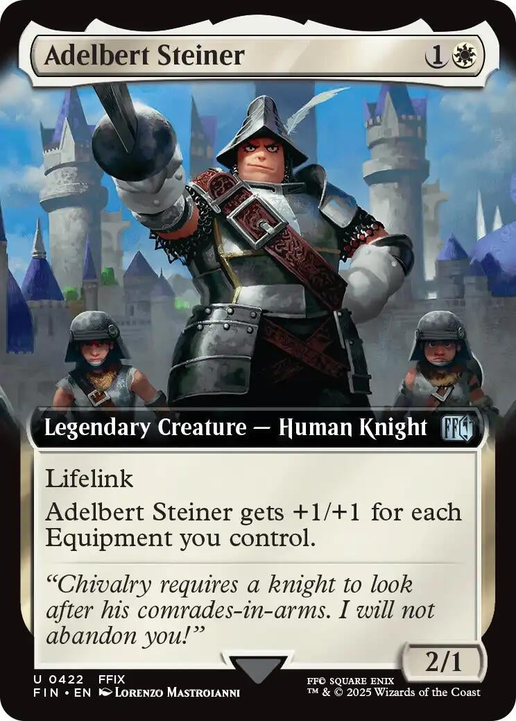 Image for Adelbert Steiner (Extended Art) (422) [FINAL FANTASY] - Magic: The Gathering