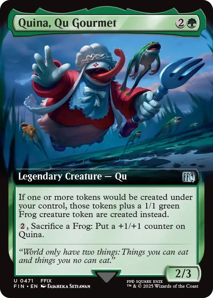 Image for Quina, Qu Gourmet (Extended Art) (471) [FINAL FANTASY] - Magic: The Gathering