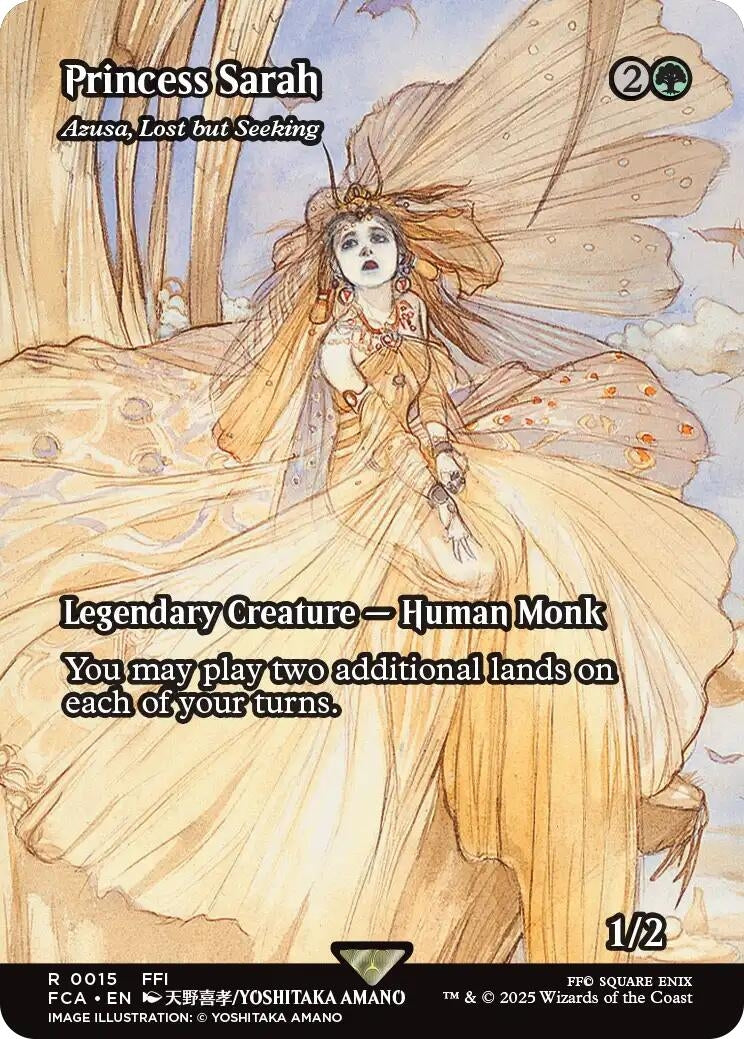 Image for Princess Sarah - Azusa, Lost but Seeking (Showcase) (15) [FINAL FANTASY: Through the Ages] - Magic: The Gathering