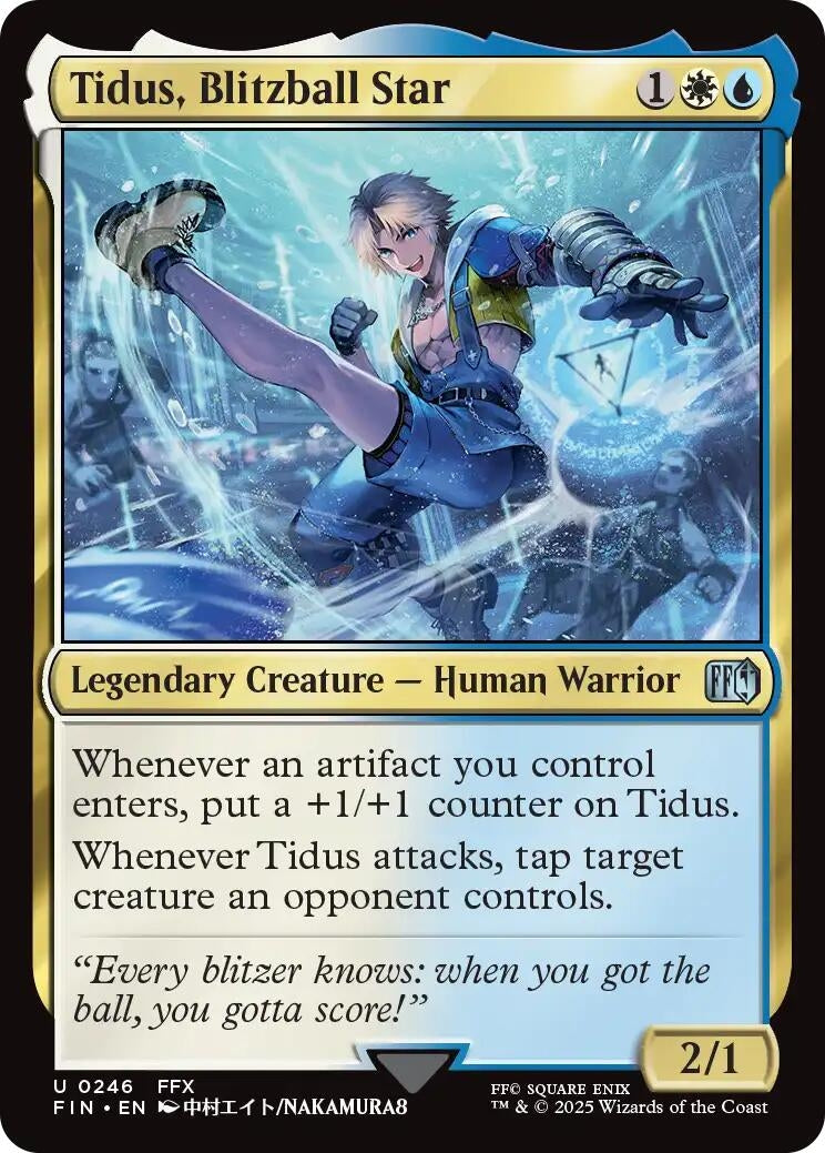 Image for Tidus, Blitzball Star (246) [FINAL FANTASY] - Magic: The Gathering