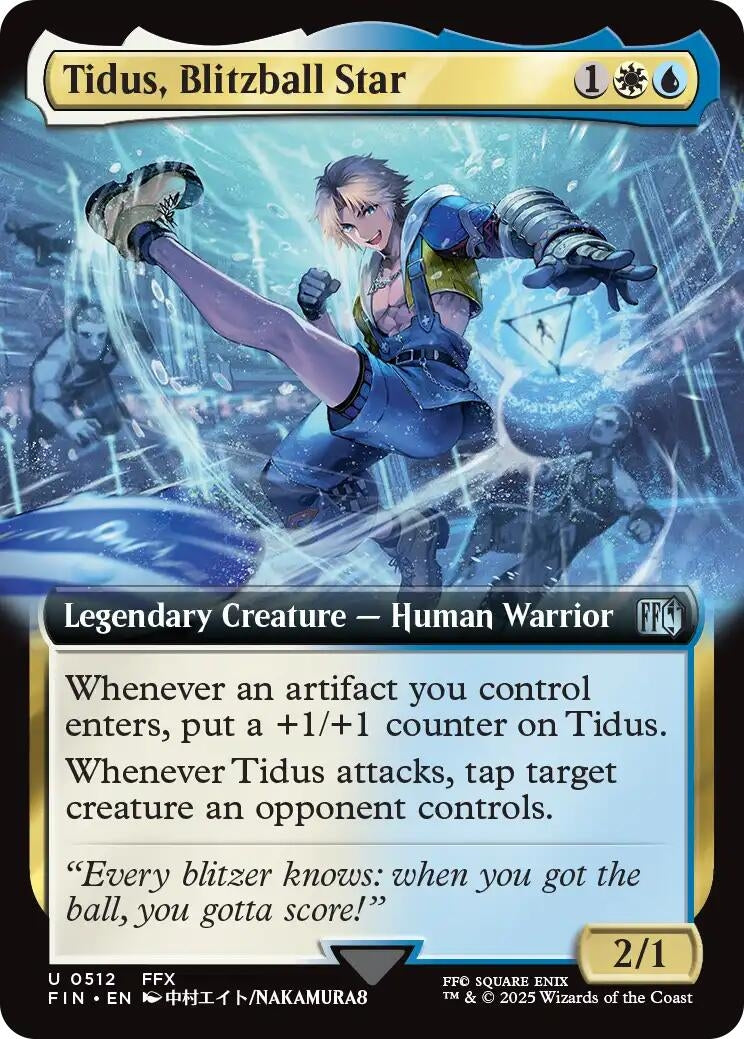 Image for Tidus, Blitzball Star (Extended Art) (512) [FINAL FANTASY] - Magic: The Gathering