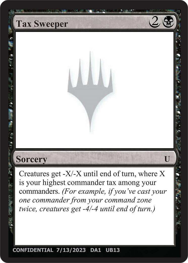 Image for Tax Sweeper [Un-Known Event Playtest Cards] - Magic: The Gathering