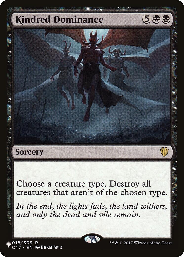 Image for Kindred Dominance (018/309) [The List Reprints] - Magic: The Gathering