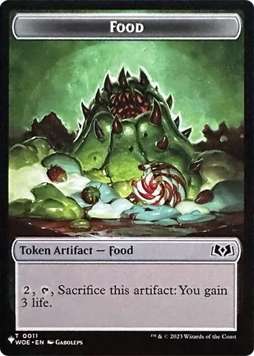Image for Food // Plant Double-Sided Token (11 // 8) [The List Reprints] - Magic: The Gathering
