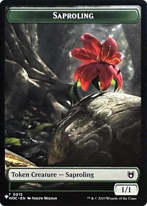 Image for Saproling // Sliver Double-Sided Token (15 // 2) [The List Reprints] - Magic: The Gathering