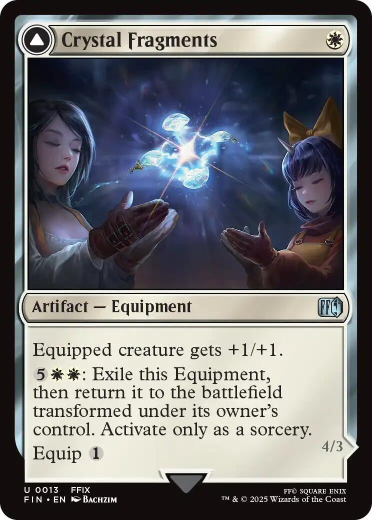 Image for Crystal Fragments (13) [FINAL FANTASY] - Magic: The Gathering