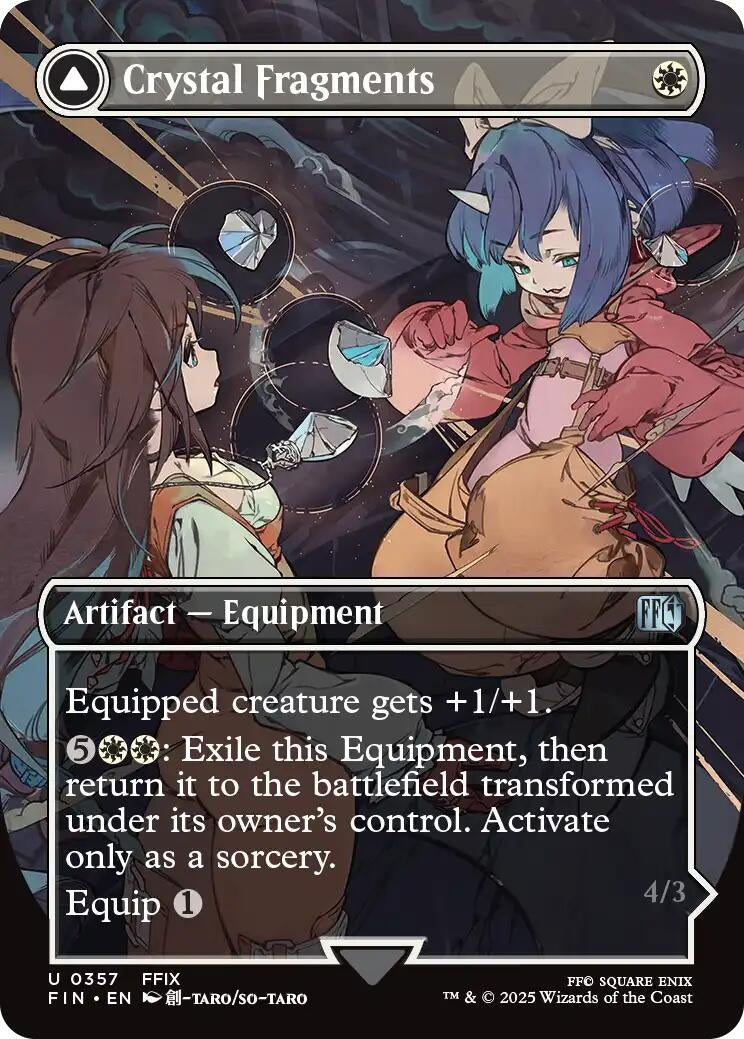 Image for Crystal Fragments (Borderless) (357) [FINAL FANTASY] - Magic: The Gathering