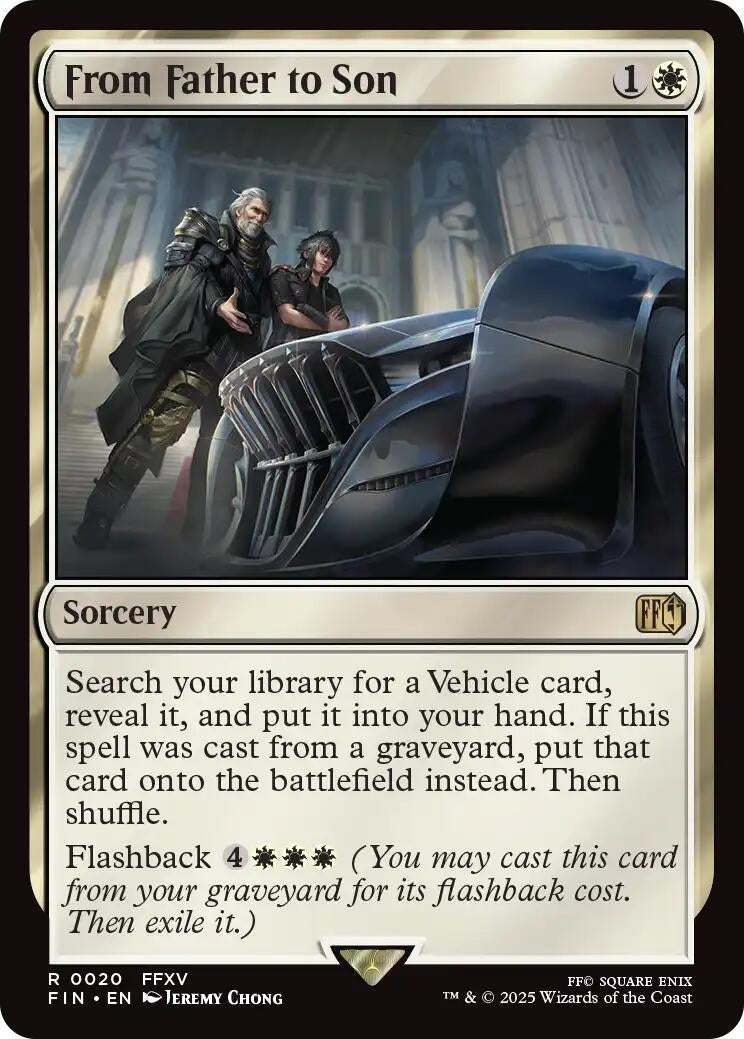 Image for From Father to Son (20) [FINAL FANTASY] - Magic: The Gathering