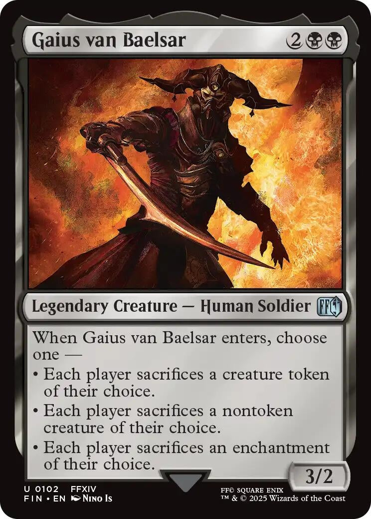 Image for Gaius van Baelsar (102) [FINAL FANTASY] - Magic: The Gathering