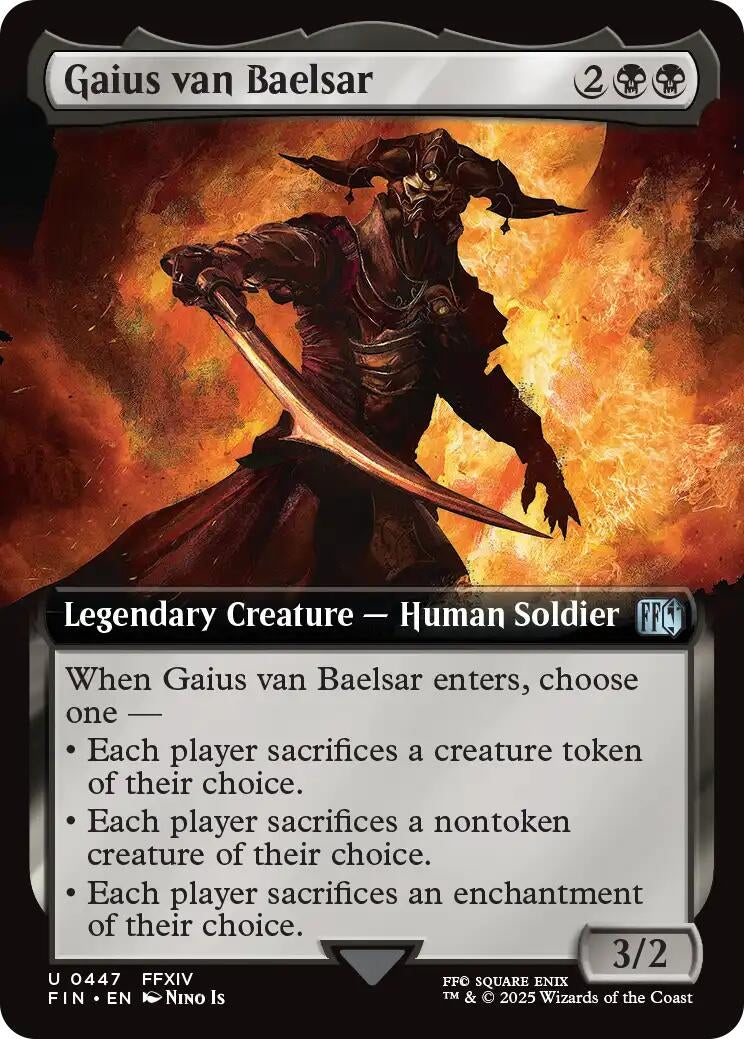Image for Gaius van Baelsar (Extended Art) (447) [FINAL FANTASY] - Magic: The Gathering