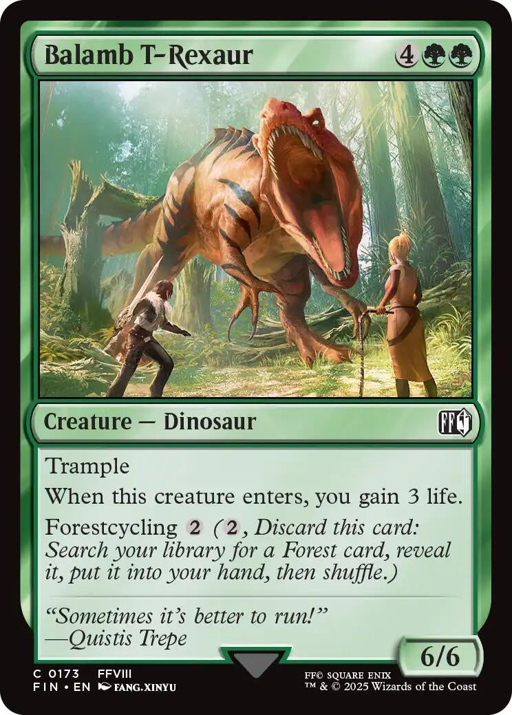 Image for Balamb T-Rexaur (173) [FINAL FANTASY] - Magic: The Gathering