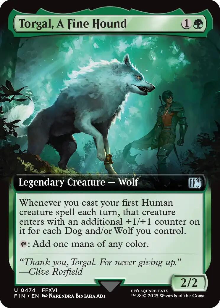 Torgal, A Fine Hound (Extended Art) (474) [FINAL FANTASY]
