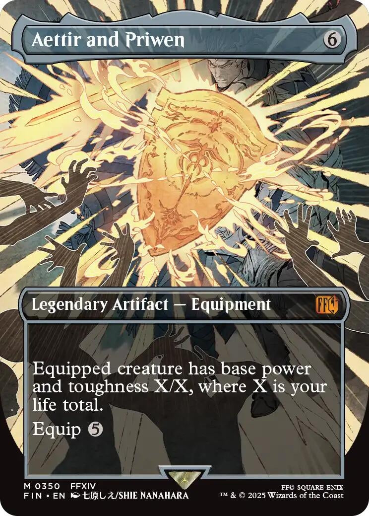 Image for Aettir and Priwen (Borderless) (350) [FINAL FANTASY] - Magic: The Gathering