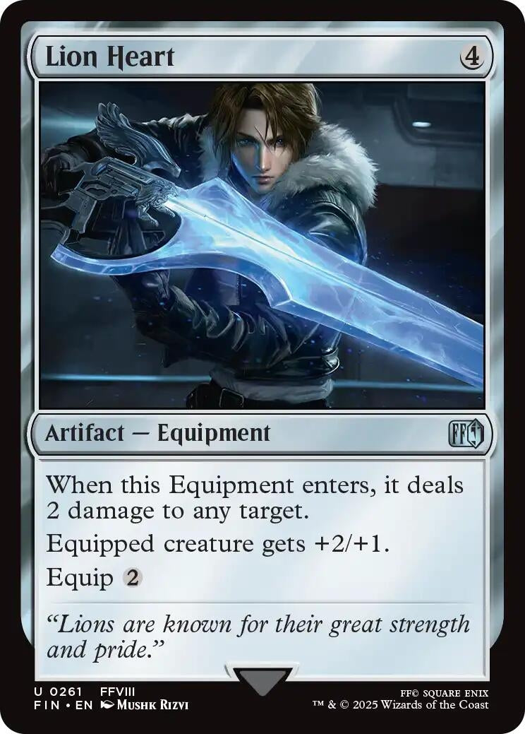 Image for Lion Heart (261) [FINAL FANTASY] - Magic: The Gathering