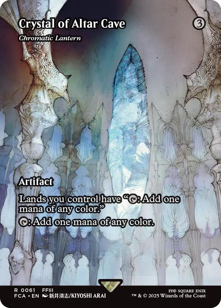 Image for Crystal of Altar Cave - Chromatic Lantern (Showcase) (61) [FINAL FANTASY: Through the Ages] - Magic: The Gathering