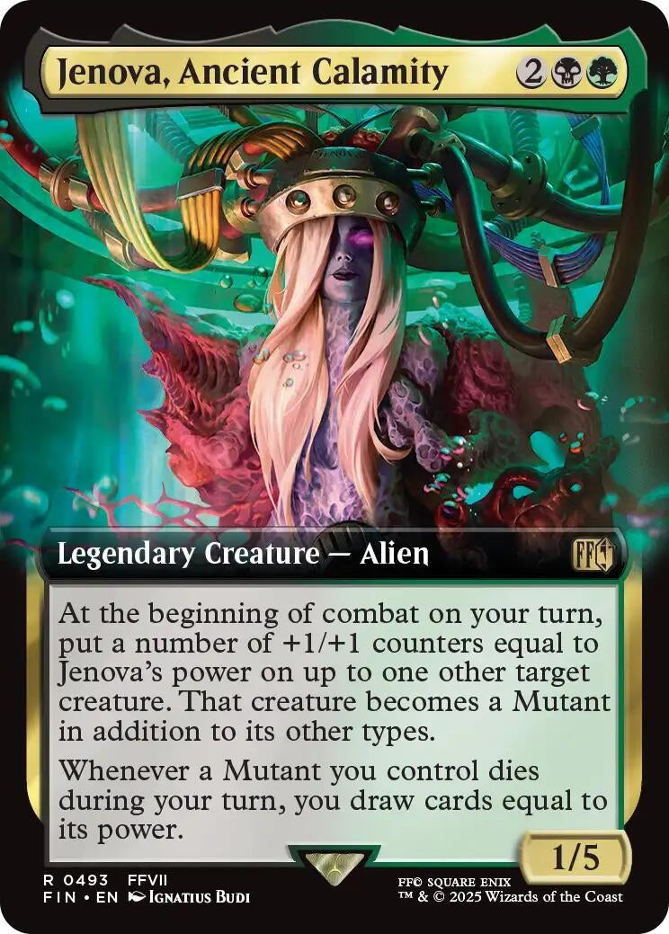 Image for Jenova, Ancient Calamity (Extended Art) (493) [FINAL FANTASY] - Magic: The Gathering