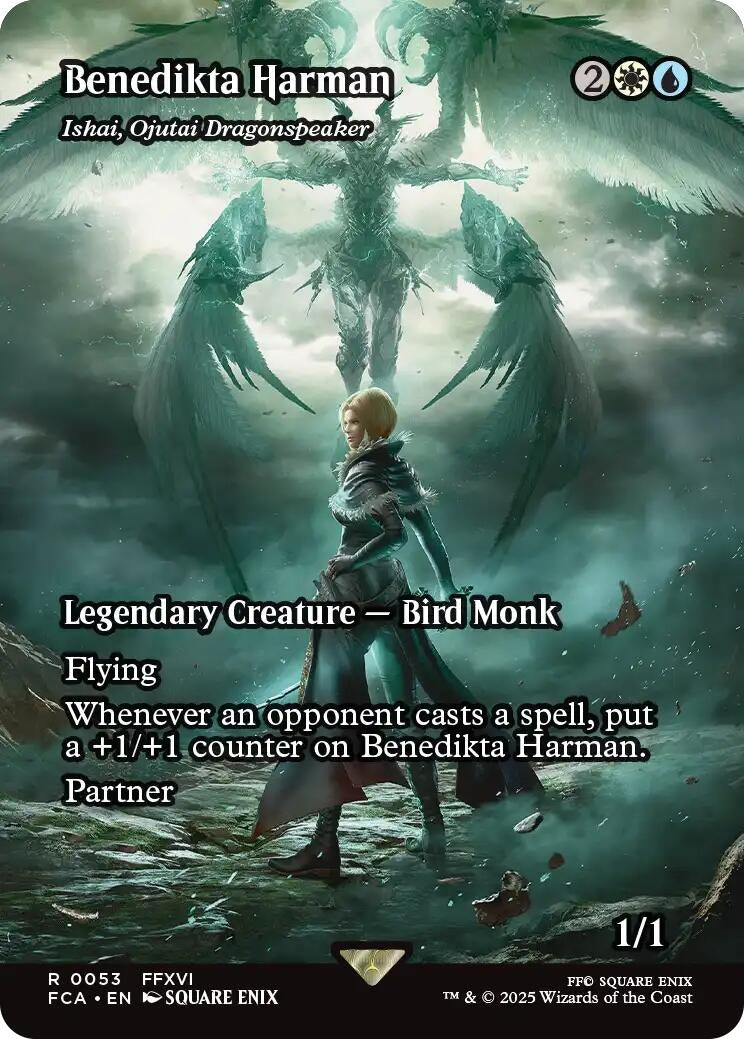 Image for Benedikta Harman - Ishai, Ojutai Dragonspeaker (Showcase) (53) [FINAL FANTASY: Through the Ages] - Magic: The Gathering