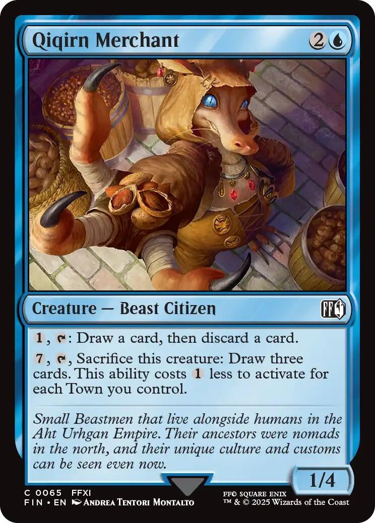 Image for Qiqirn Merchant (65) [FINAL FANTASY] - Magic: The Gathering