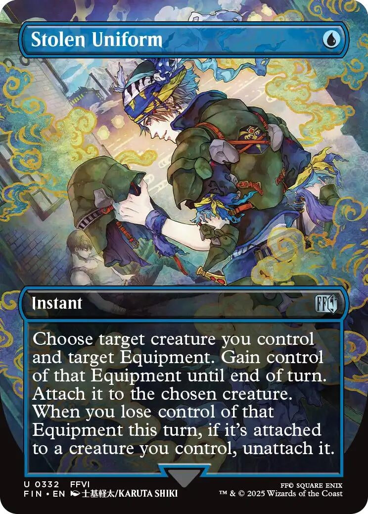 Image for Stolen Uniform (Borderless) (332) [FINAL FANTASY] - Magic: The Gathering