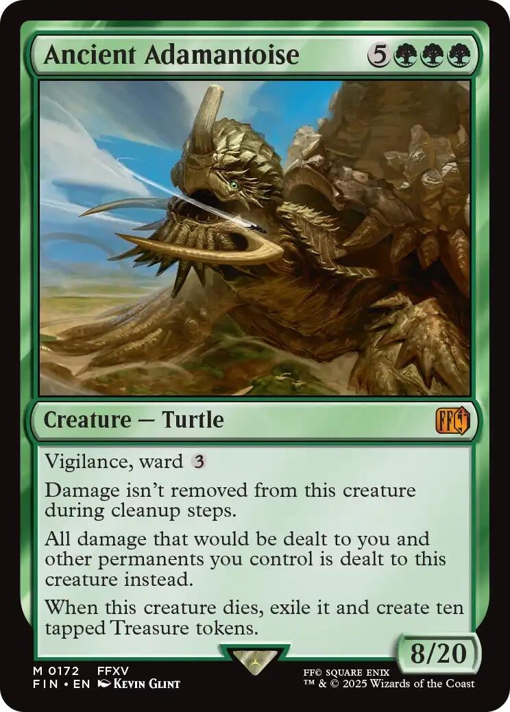 Image for Ancient Adamantoise (172) [FINAL FANTASY] - Magic: The Gathering