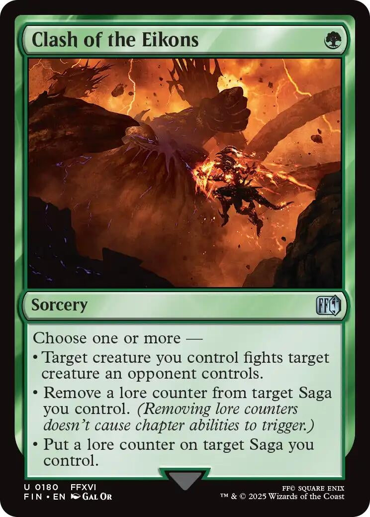 Image for Clash of the Eikons (180) [FINAL FANTASY] - Magic: The Gathering
