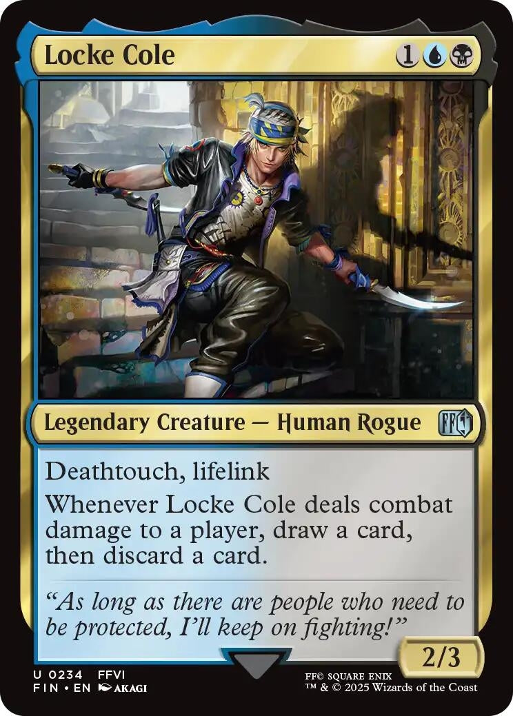Image for Locke Cole (234) [FINAL FANTASY] - Magic: The Gathering