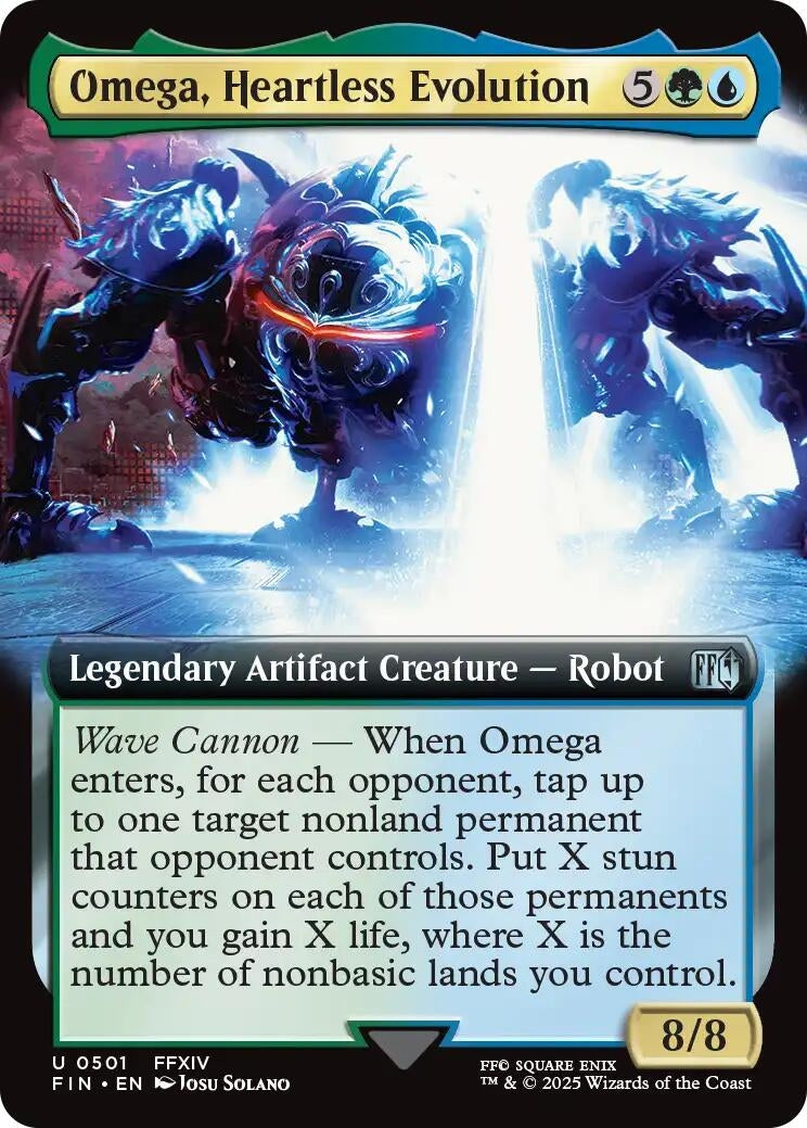 Image for Omega, Heartless Evolution (Extended Art) (501) [FINAL FANTASY] - Magic: The Gathering