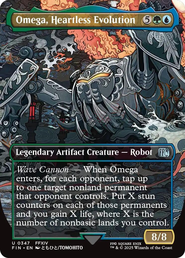 Image for Omega, Heartless Evolution (Borderless) (347) [FINAL FANTASY] - Magic: The Gathering