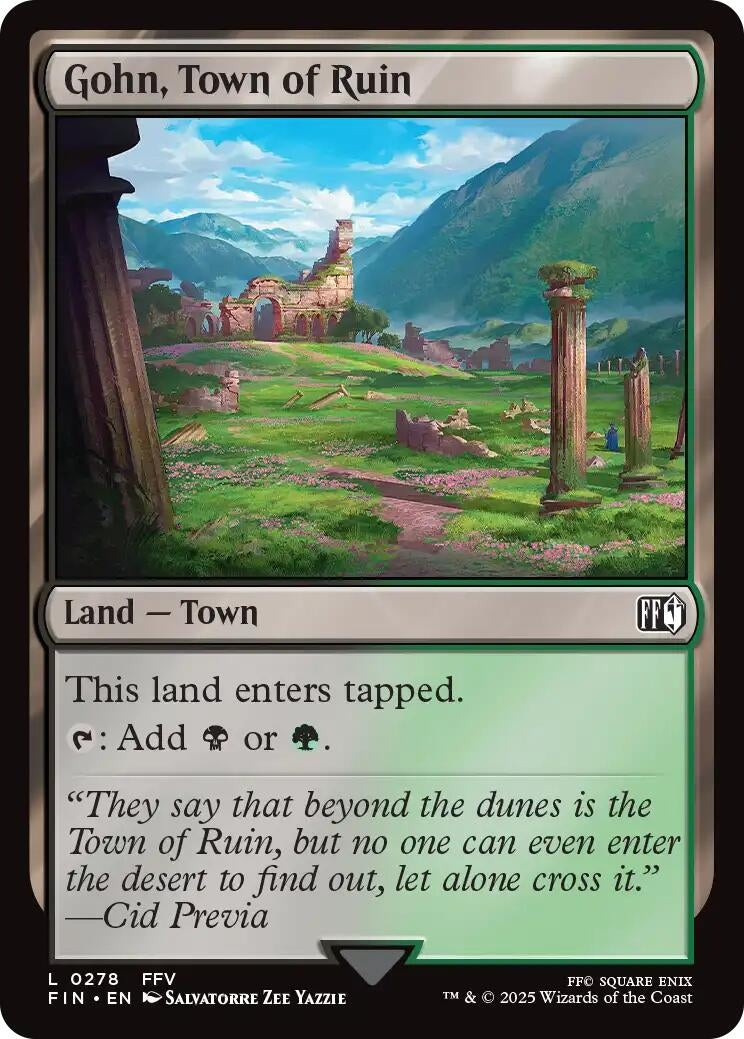 Image for Gohn, Town of Ruin (278) [FINAL FANTASY] - Magic: The Gathering