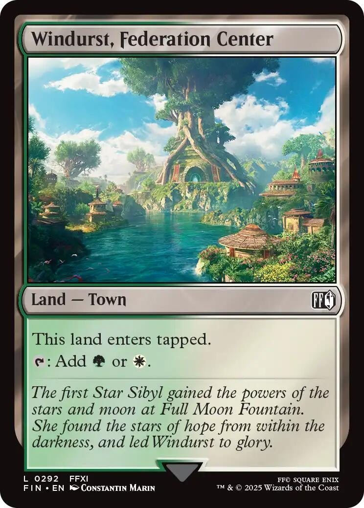 Image for Windurst, Federation Center (292) [FINAL FANTASY] - Magic: The Gathering