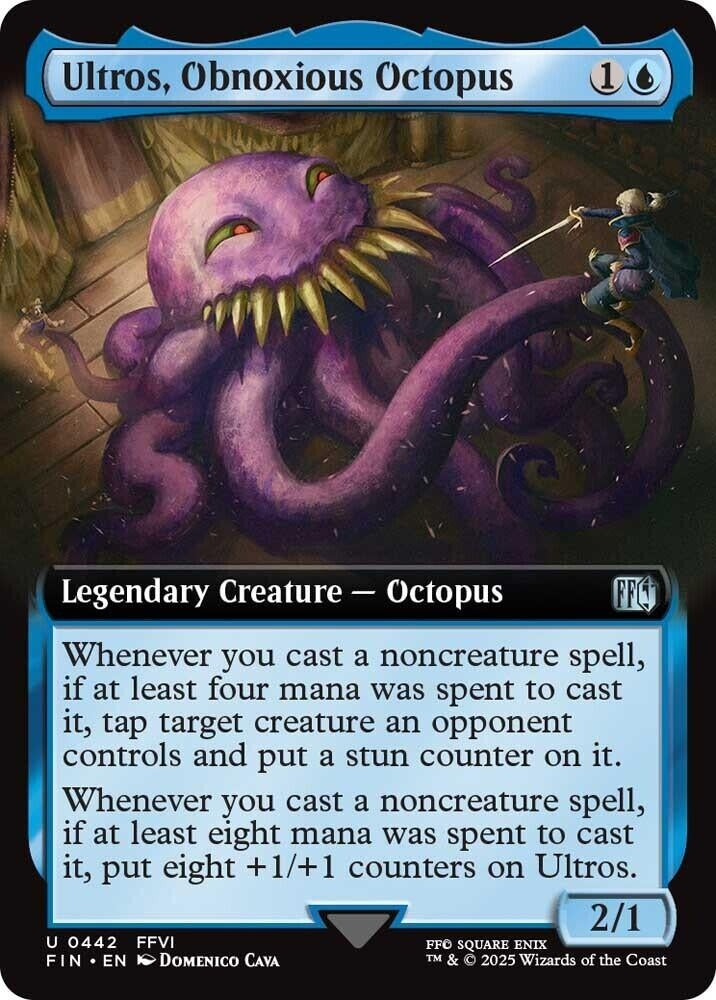 Image for Ultros, Obnoxious Octopus (Extended Art) (442) [FINAL FANTASY] - Magic: The Gathering