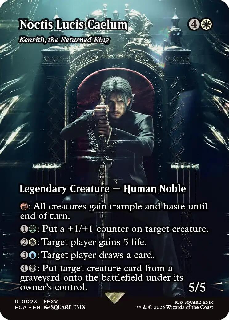 Image for Noctis Lucis Caelum - Kenrith, the Returned King (Showcase) (23) [FINAL FANTASY: Through the Ages] - Magic: The Gathering