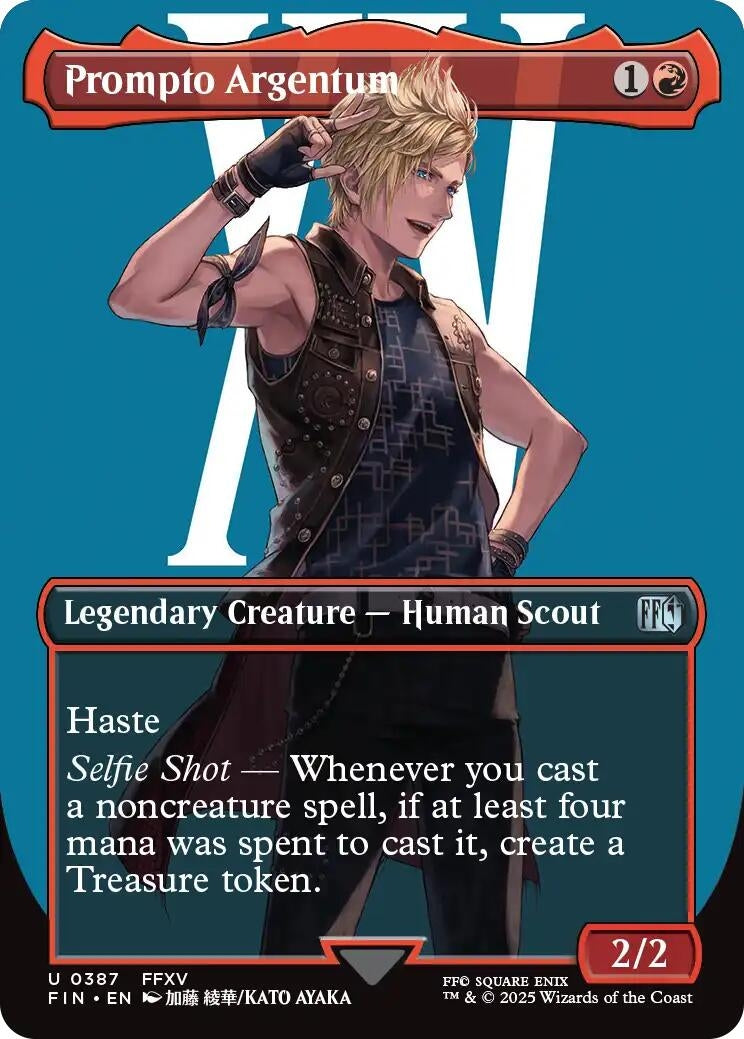 Image for Prompto Argentum (Borderless) (387) [FINAL FANTASY] - Magic: The Gathering