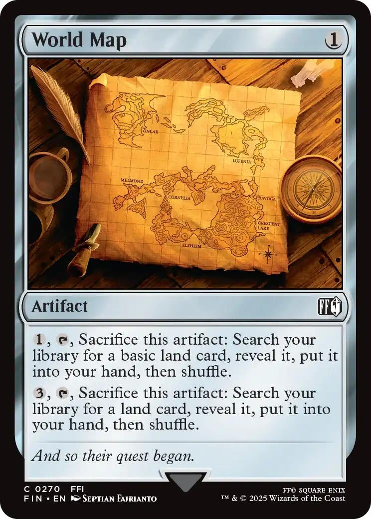 Image for World Map (270) [FINAL FANTASY] - Magic: The Gathering
