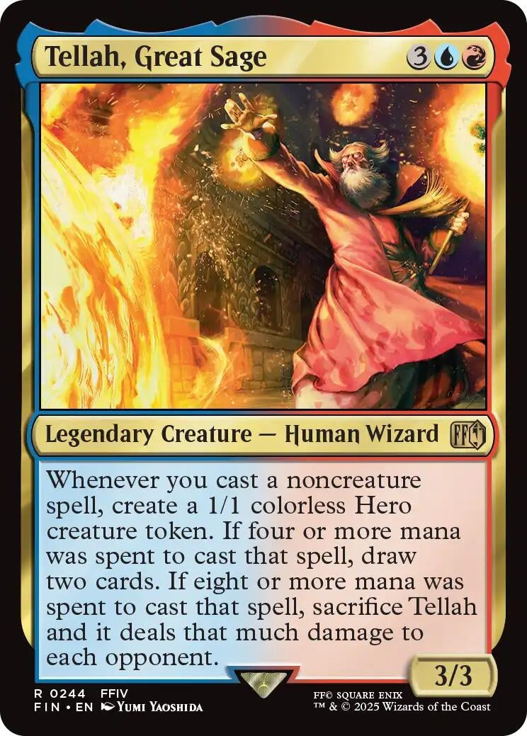 Image for Tellah, Great Sage (244) [FINAL FANTASY] - Magic: The Gathering