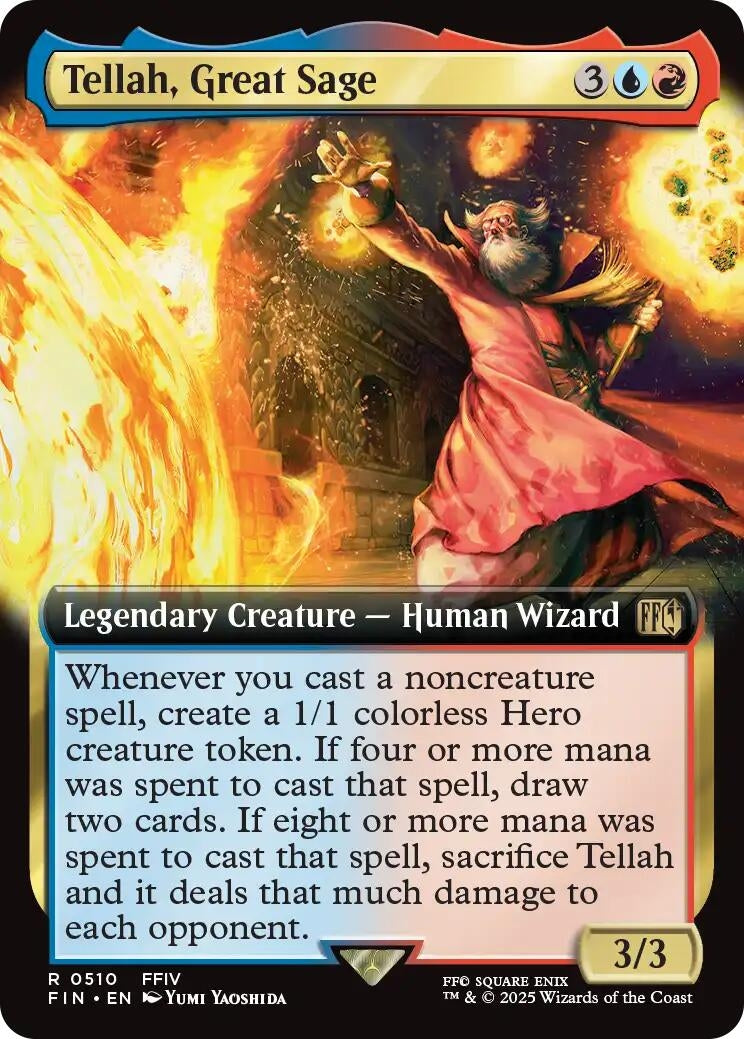 Image for Tellah, Great Sage (Extended Art) (510) [FINAL FANTASY] - Magic: The Gathering