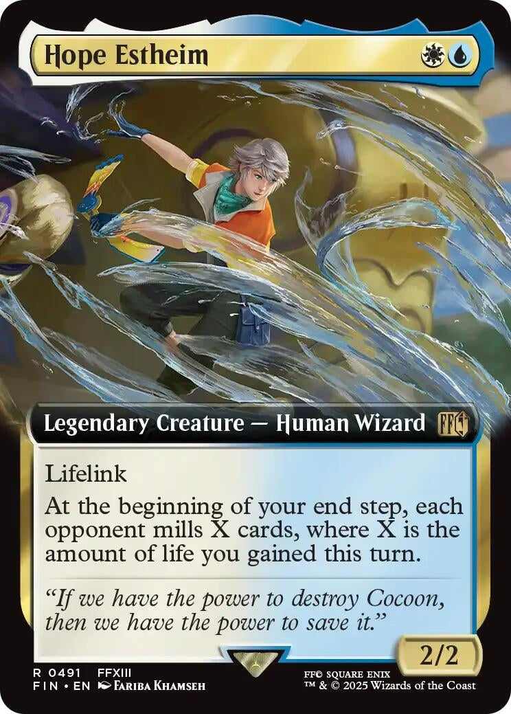 Image for Hope Estheim (Extended Art) (491) [FINAL FANTASY] - Magic: The Gathering