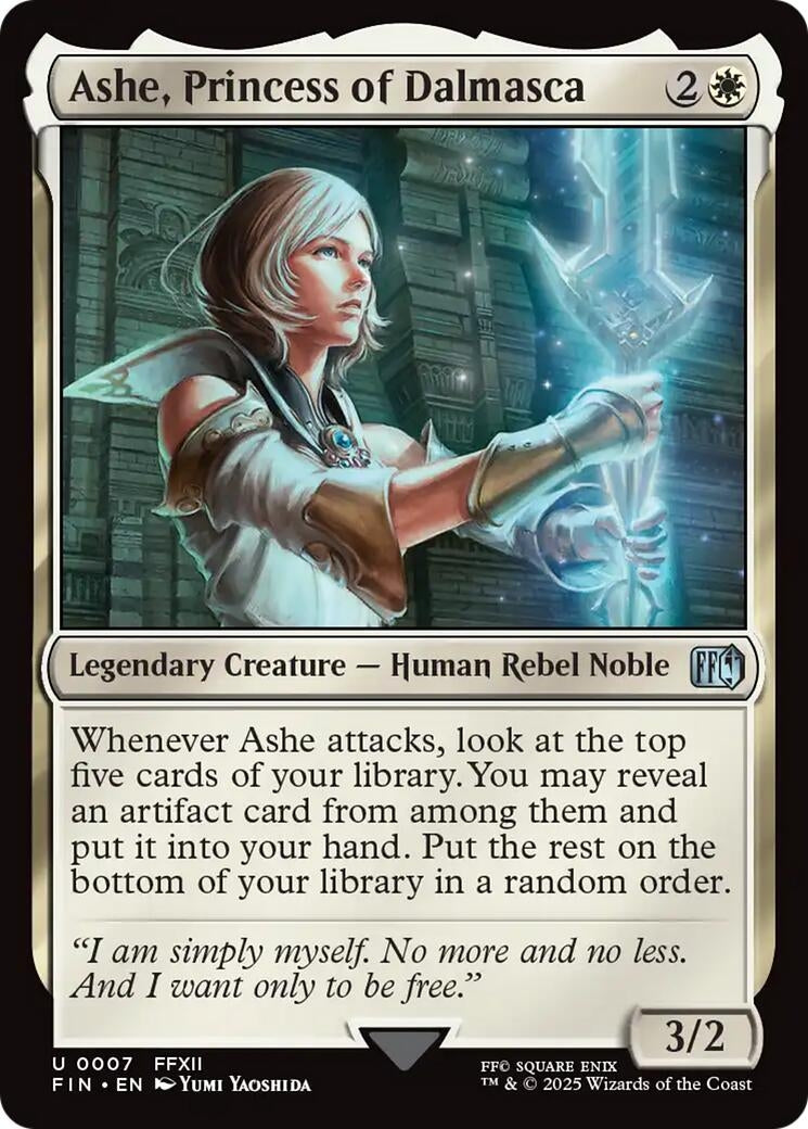 Image for Ashe, Princess of Dalmasca (7) [FINAL FANTASY] - Magic: The Gathering